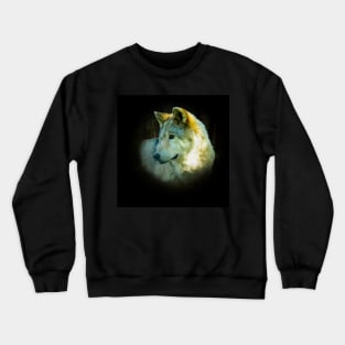 Wolf portrait Crewneck Sweatshirt